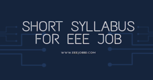 Read more about the article Best EEE Job Preparation Syllabus