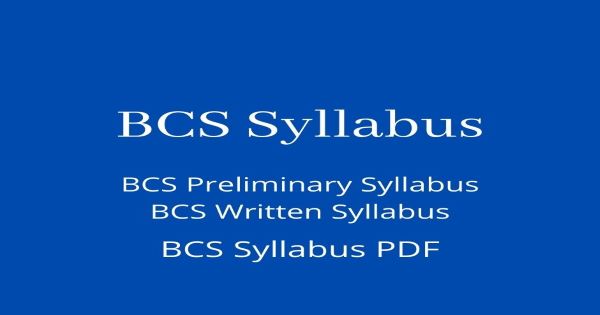 BCS Syllabus